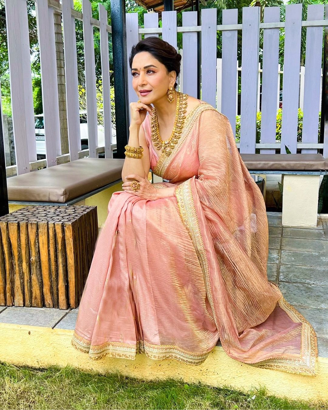 Bollywood Style Designer Saree – Banarasi Crush Twill Elegance