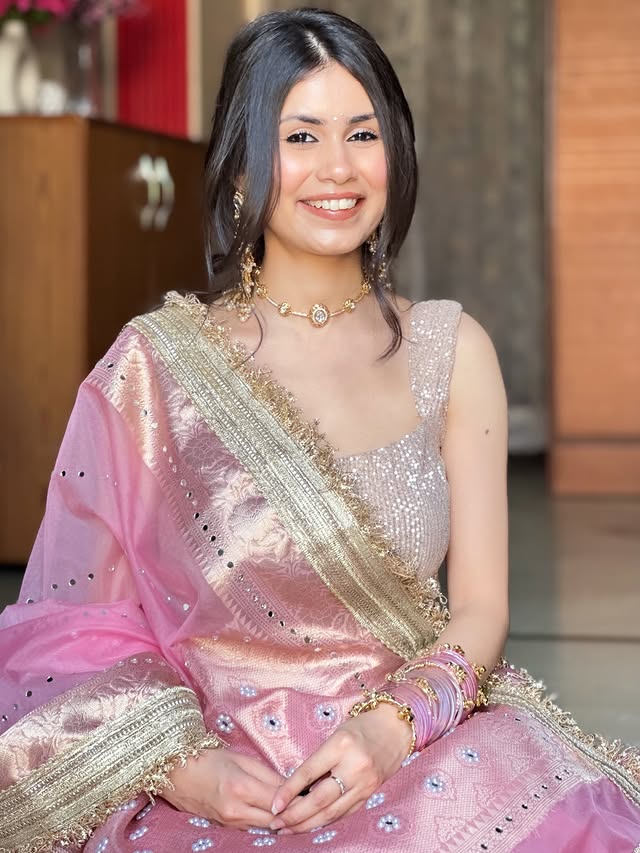 Summer Special Banarasi Soft Kora Organza Silk Saree with Mirror Work