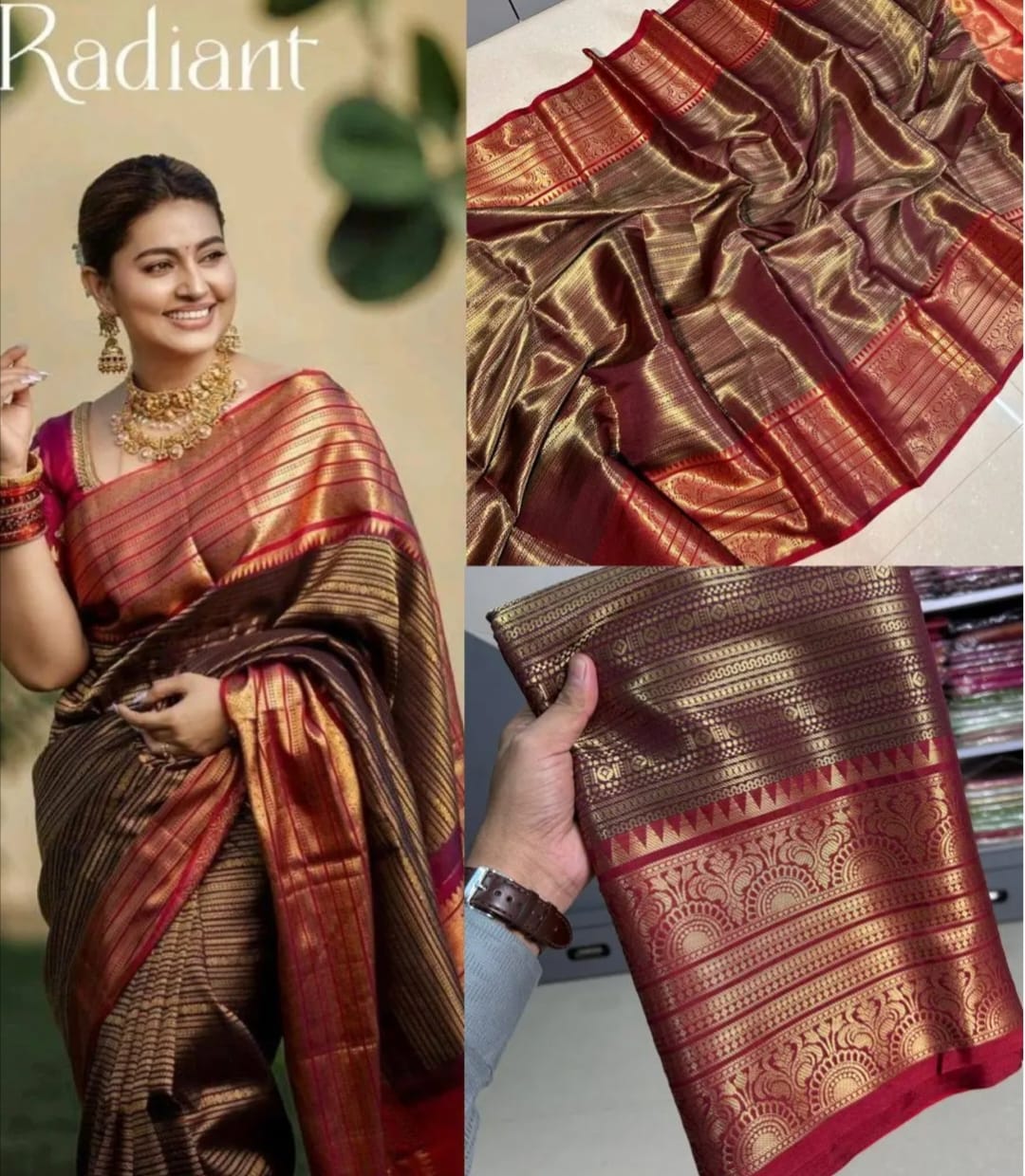 Banarasi Soft Semi Katan Silk Saree – Classic Zari Weaving Elegance