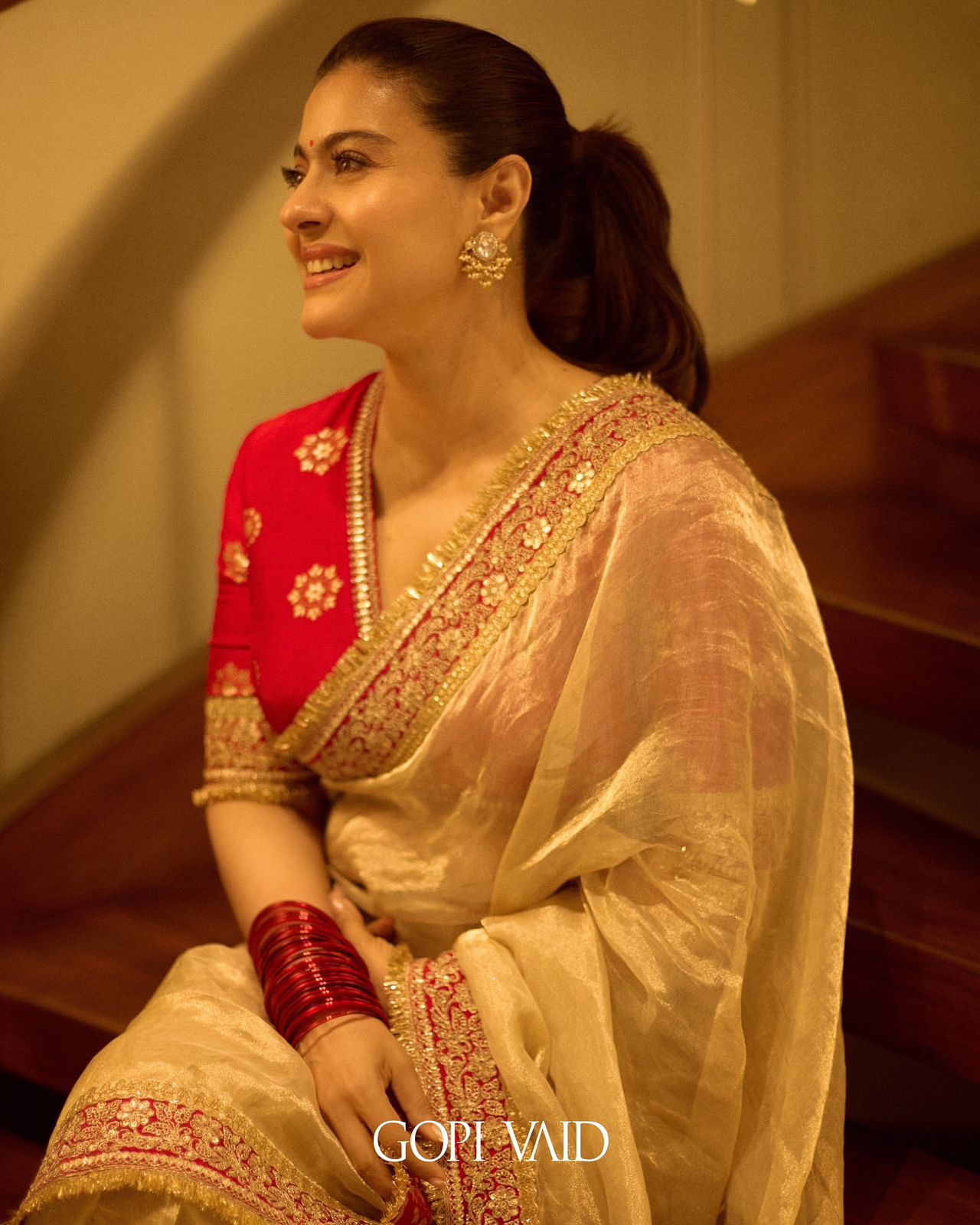 Celebrity Style Designer Net Saree – Kajol Inspired