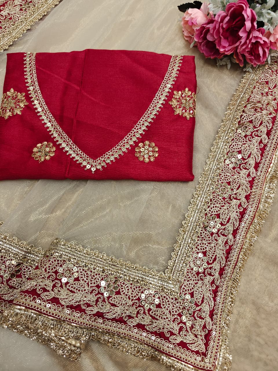Celebrity Style Designer Net Saree – Kajol Inspired