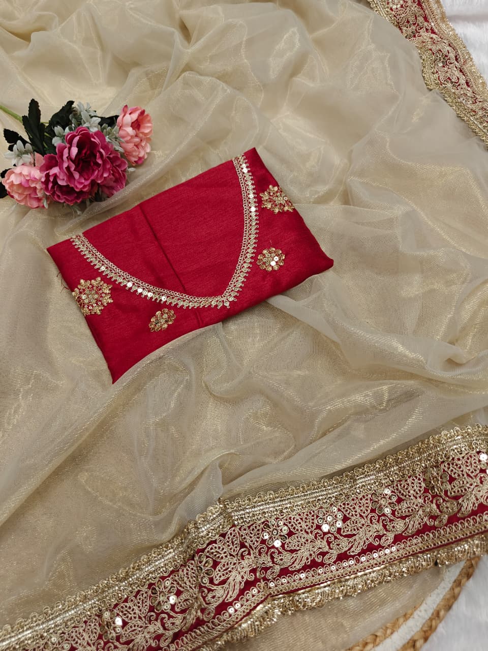 Celebrity Style Designer Net Saree – Kajol Inspired