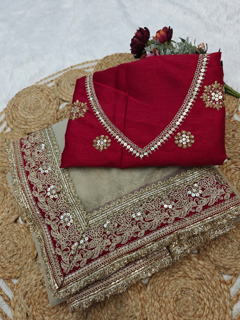 Celebrity Style Designer Net Saree – Kajol Inspired