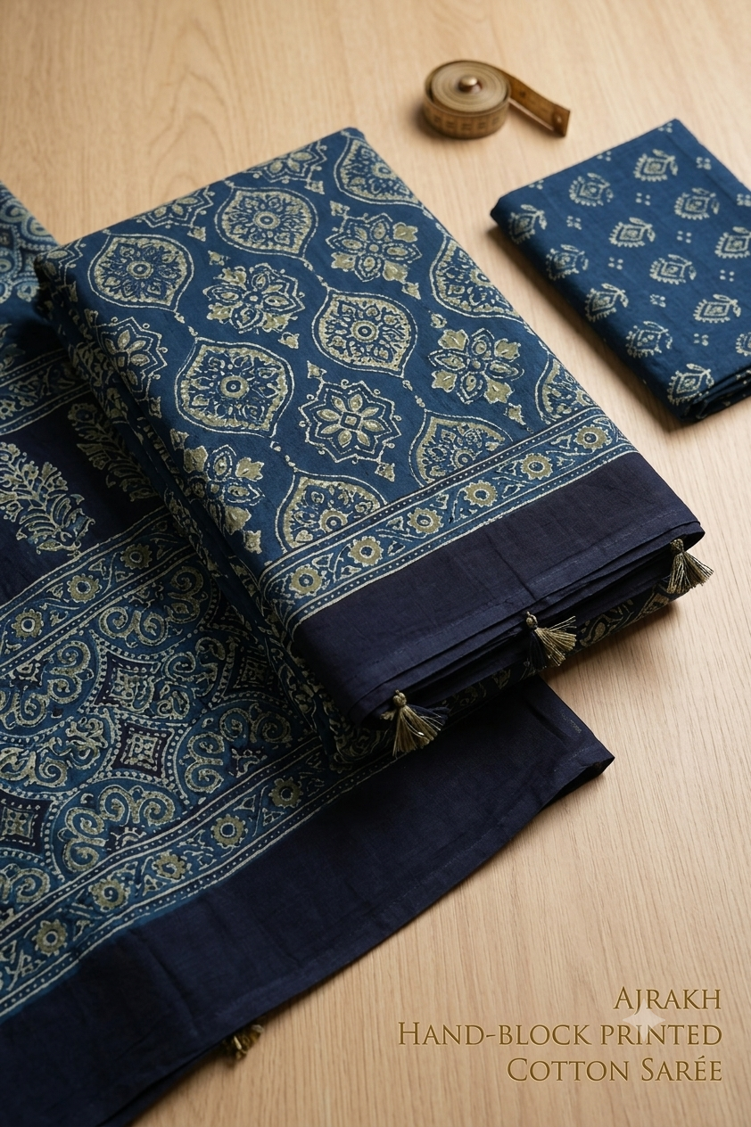 Blue Premium Modal Silk Digital Print Saree