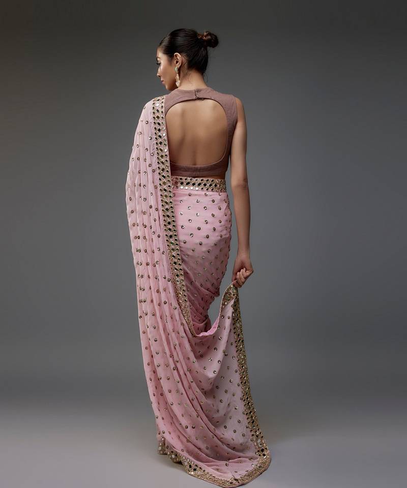 Bollywood Blockbuster Sequins Designer Saree — Glam Partywear Collection