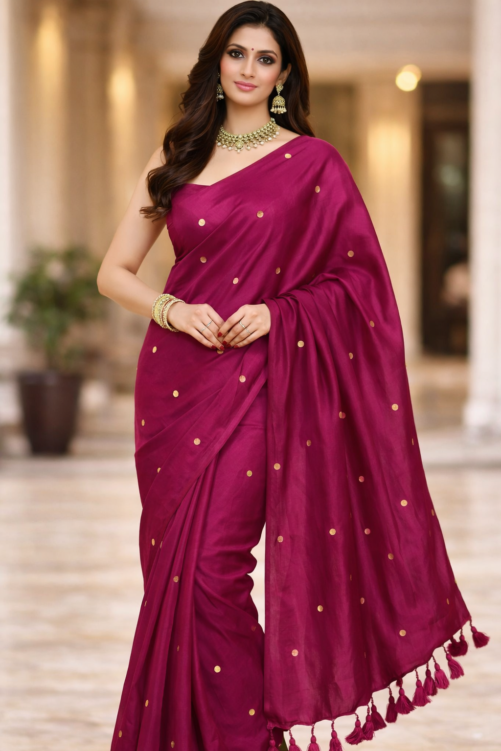 Tissue by Cotton Saree – Lightweight Everyday Elegance