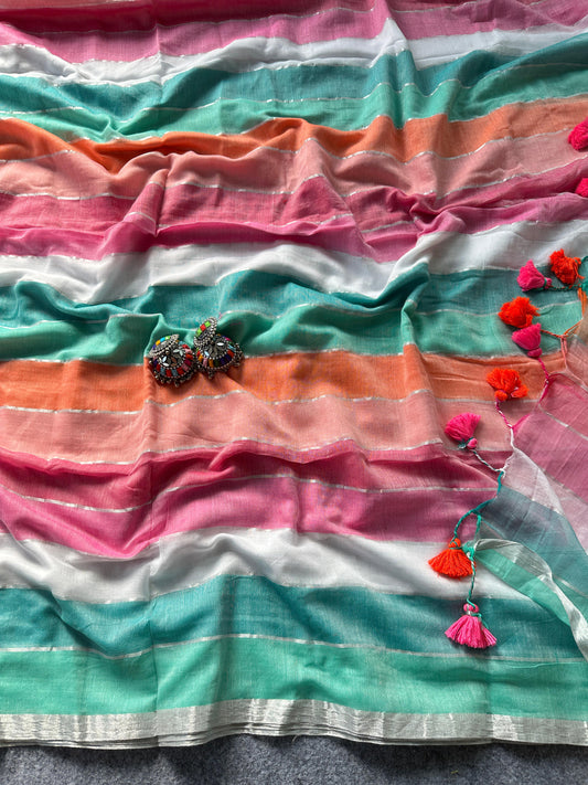 Pure Mal Cotton & Heavy Khadi Cotton Saree