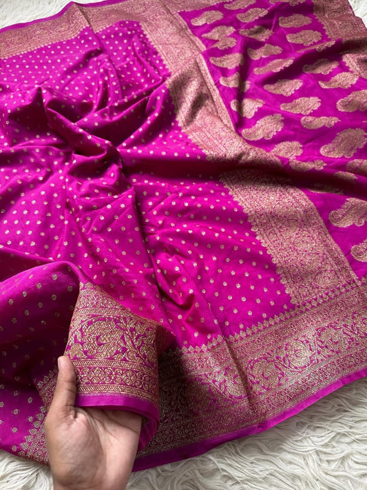 Banarasi Soft Katan Georgette Silk Saree Collection
