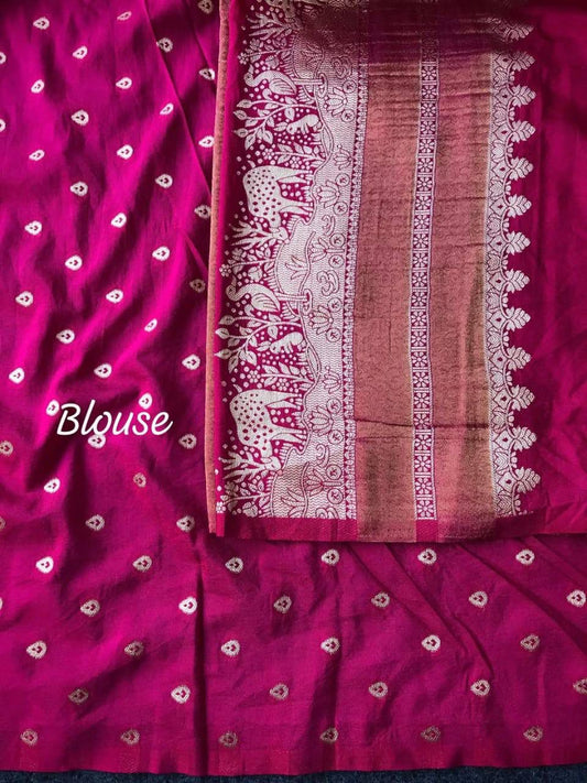 Khadi Crepe Tissue Paithani Silk Saree — Regal Wedding Collection