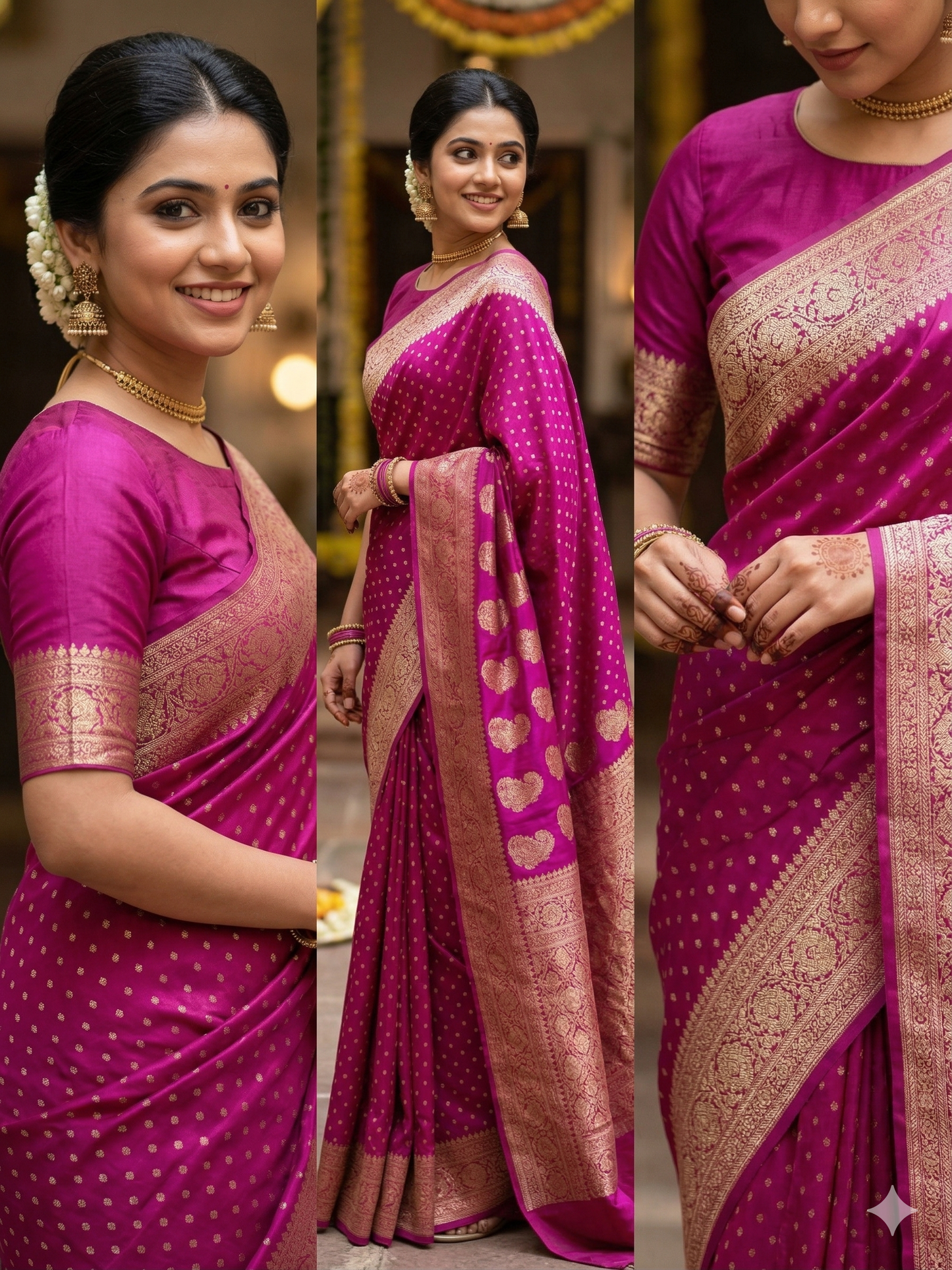 Banarasi Soft Katan Georgette Silk Saree Collection