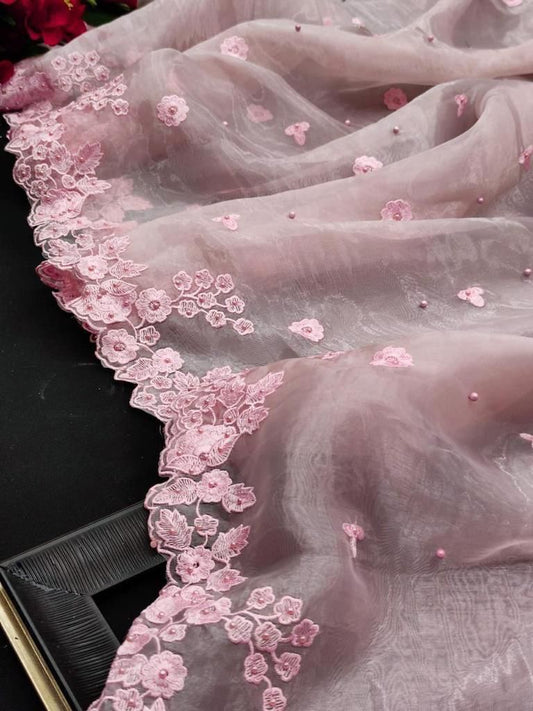 New Launch – Super Hit Khadi Organza Designer Saree