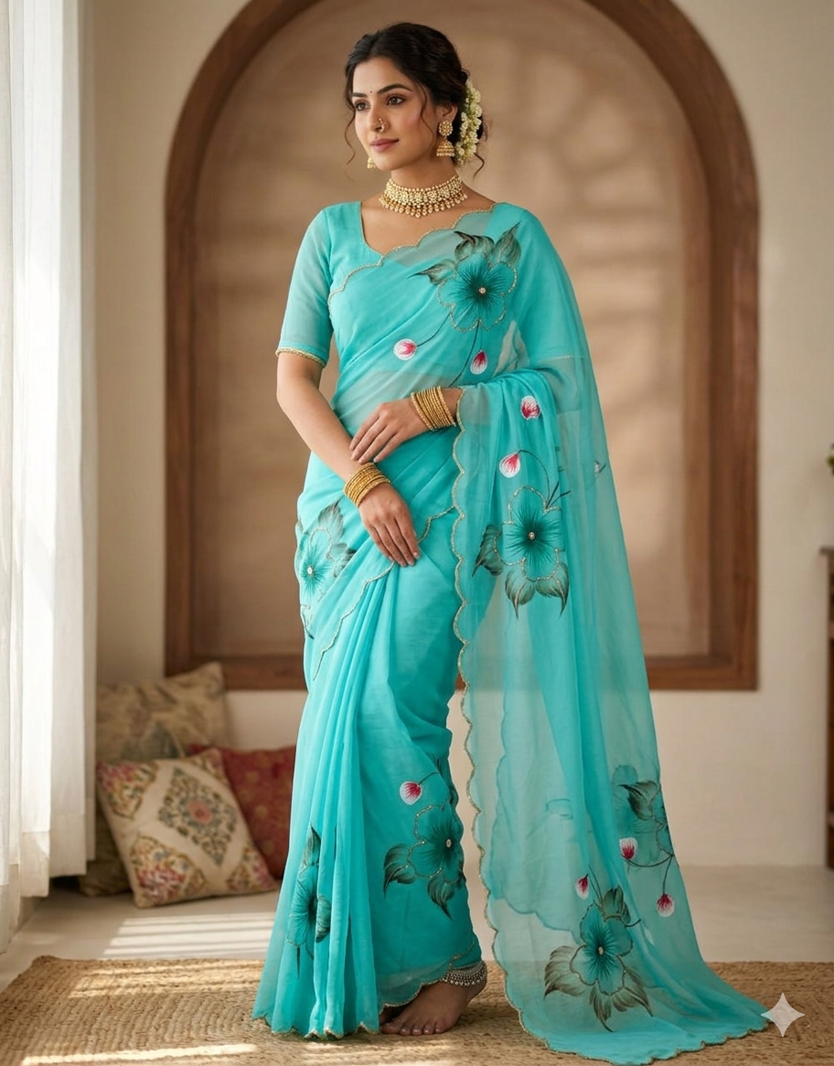 Graceful Elegance in Every Drape - Soft Chiffon saree
