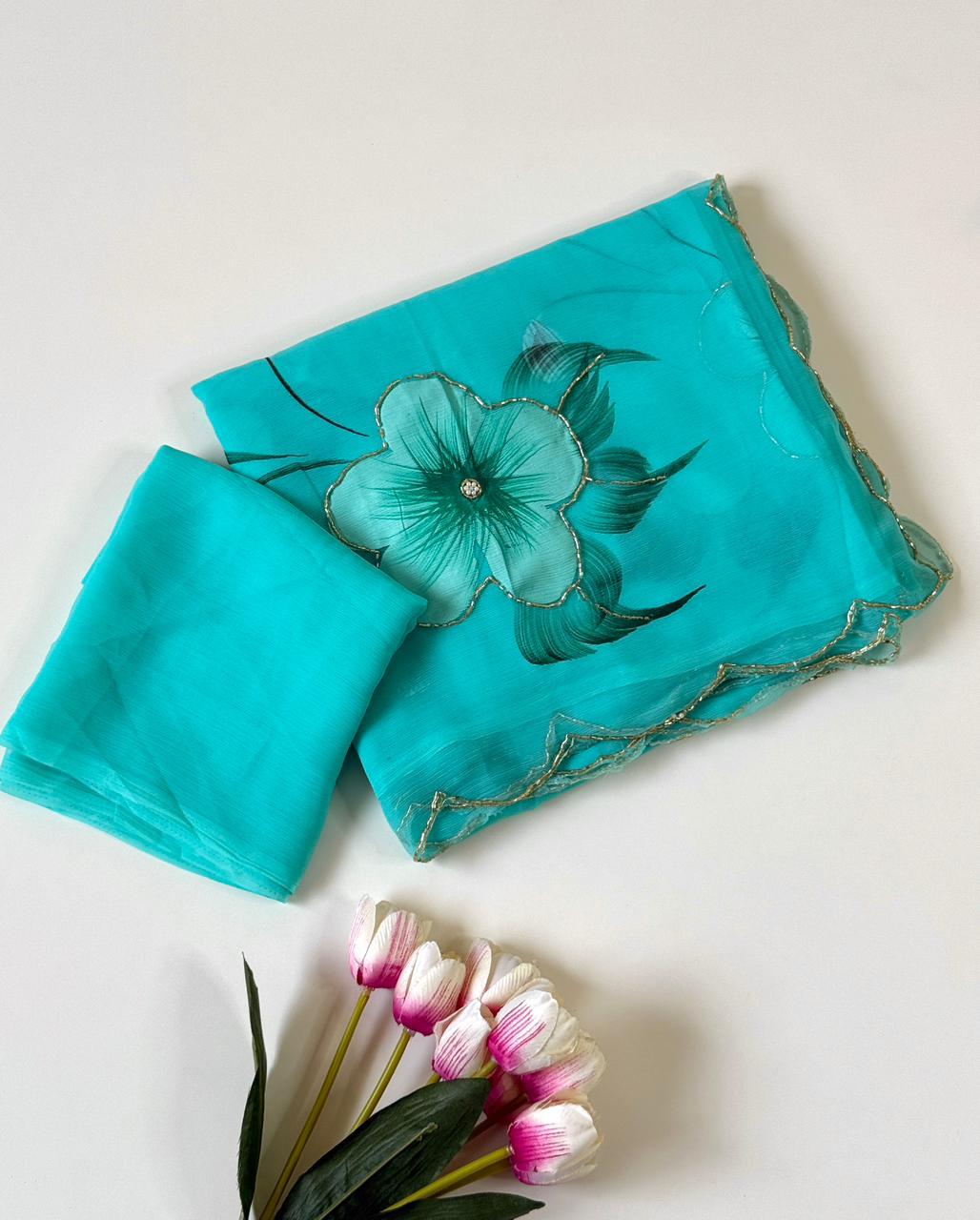 Graceful Elegance in Every Drape - Soft Chiffon saree