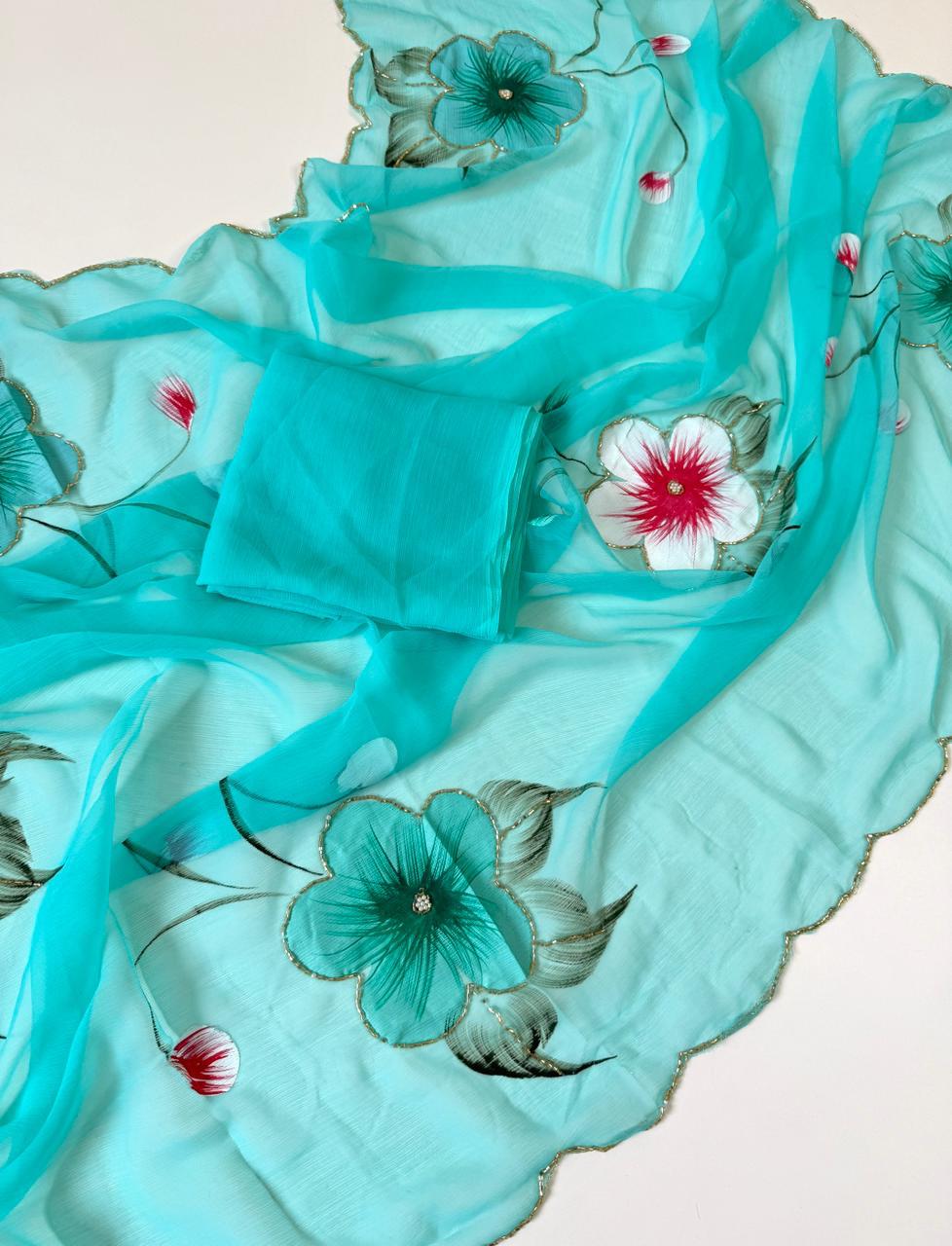 Graceful Elegance in Every Drape - Soft Chiffon saree