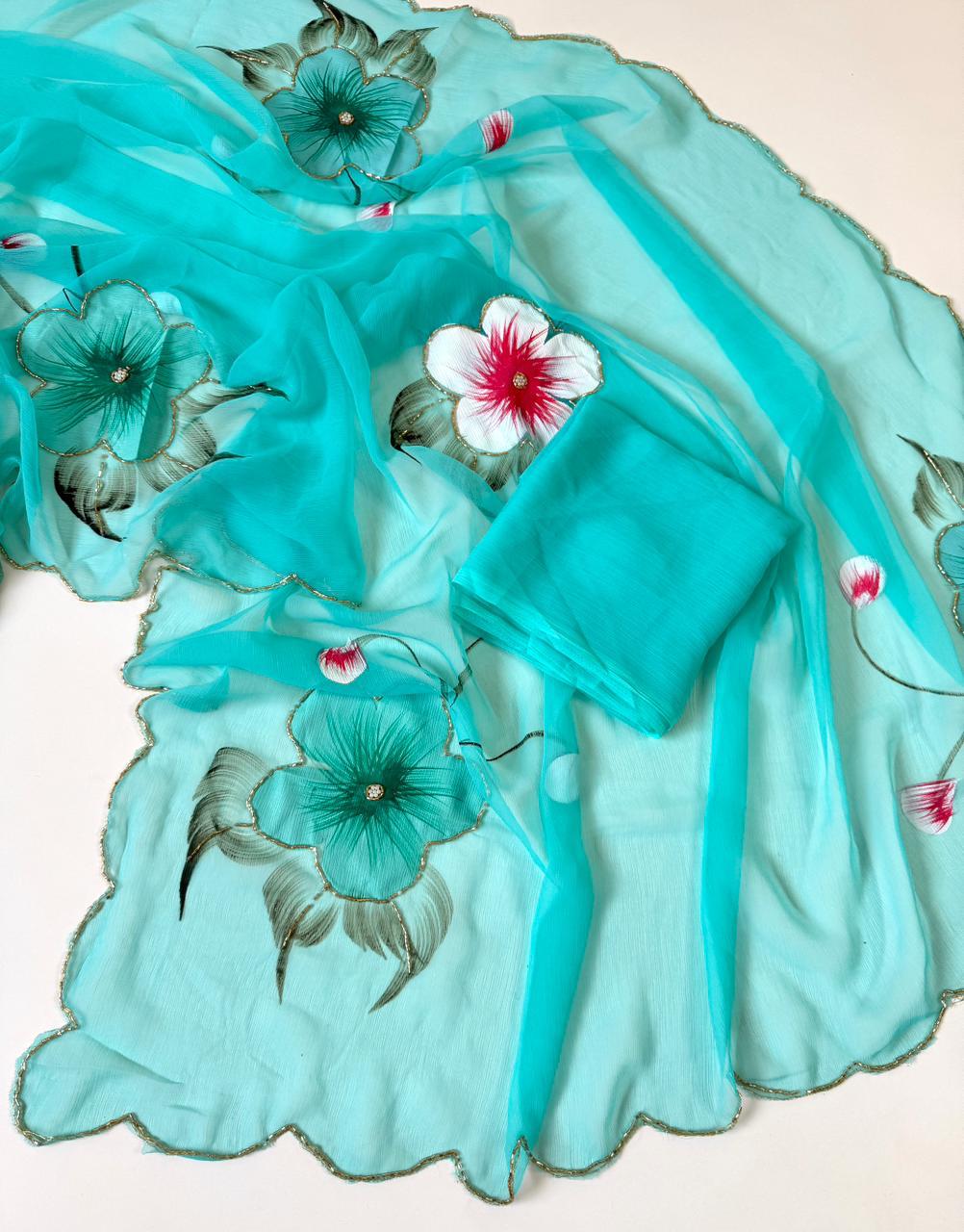 Graceful Elegance in Every Drape - Soft Chiffon saree