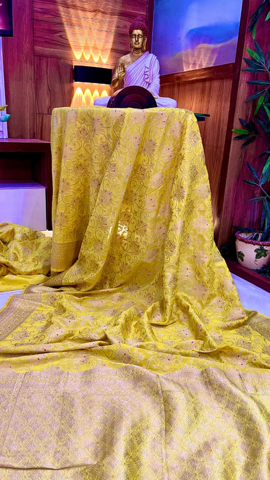 Pure Crepe Khadi Silk Saree – A Truly WOW Collection